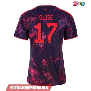 Lacne Ženy Futbalové dres Bayern Munich Michael Olise #17 2026-27 Krátky Rukáv - Tretina